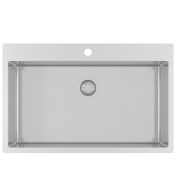 Virtuves izlietne HELIKA TERRA Nerūsējošā tērauda 790x505 mm