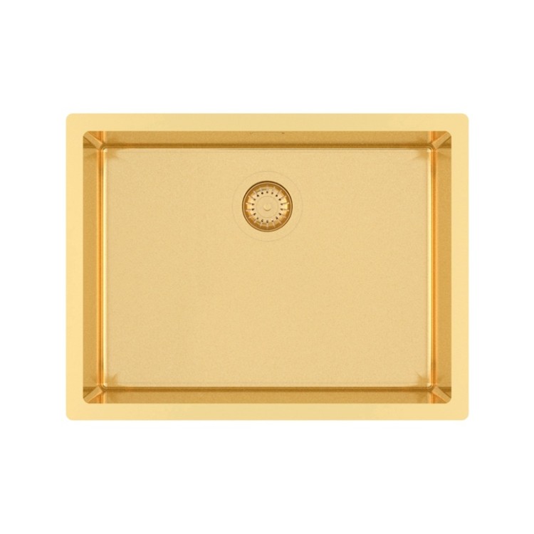 Virtuves izlietne HELIKA NOVA Nerūsējošā tērauda 590x450 mm, zelts