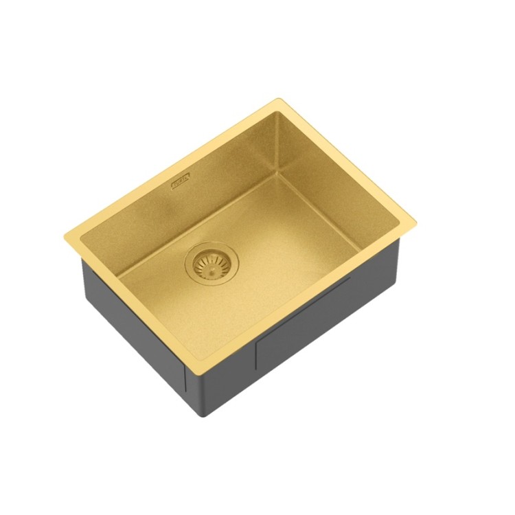 Virtuves izlietne HELIKA NOVA Nerūsējošā tērauda 590x450 mm, zelts