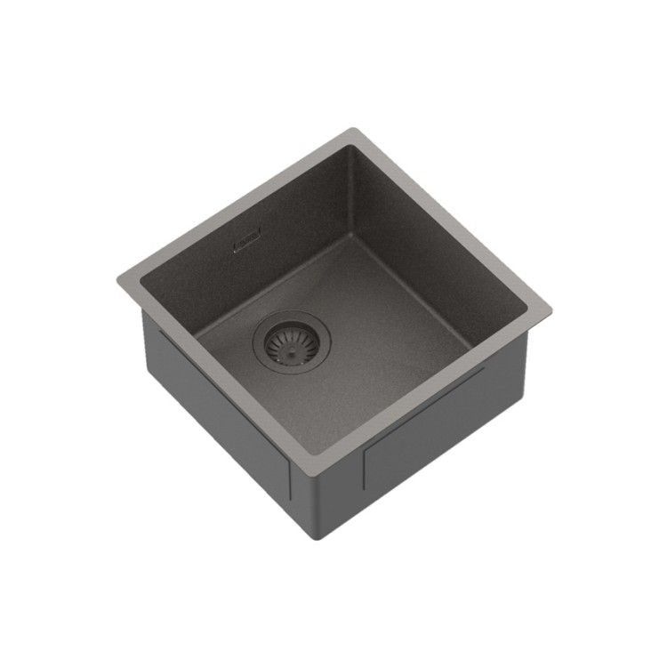 Virtuves izlietne HELIKA NOVA Nerūsējošā tērauda 450x450 mm, grafīts