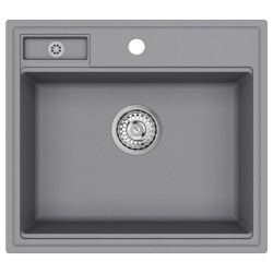 Virtuves izlietne HELIKA QUADRO 560x500 mm, SQU100W-202