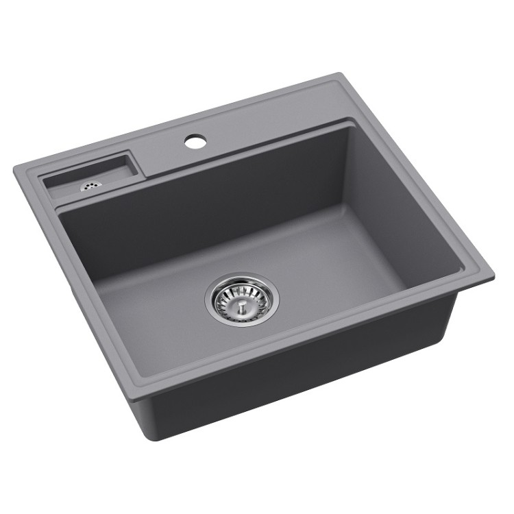 Virtuves izlietne HELIKA QUADRO 560x500 mm, SQU100W-202