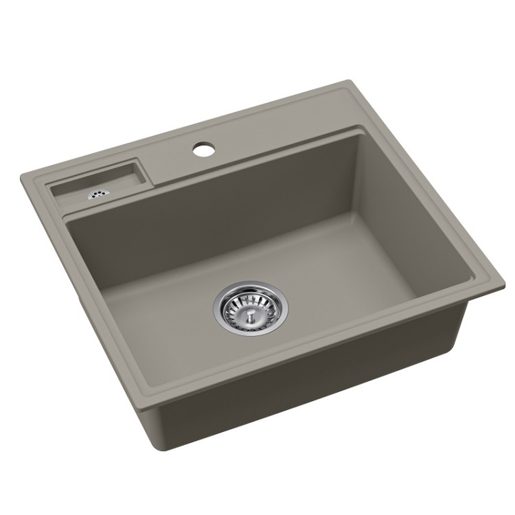 Virtuves izlietne HELIKA QUADRO 560x500 mm, SQU100W-220