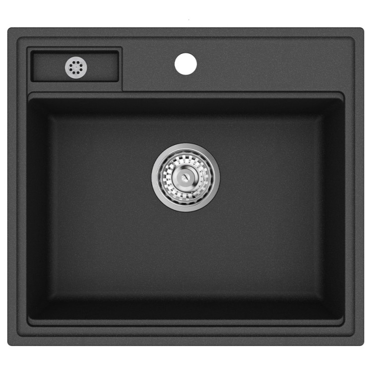 Virtuves izlietne HELIKA QUADRO 560x500 mm, SQU100W-601