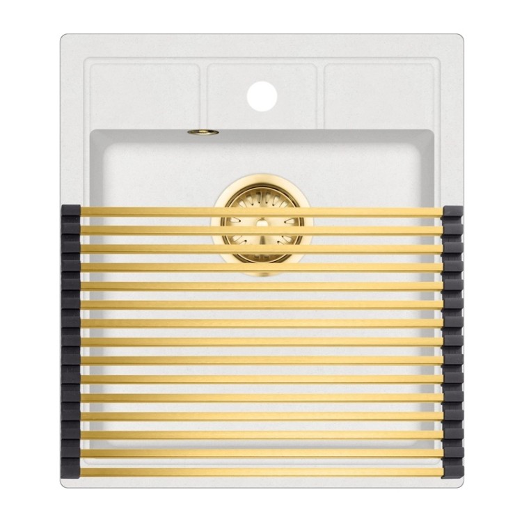 Helika Roll-Up Tērauda reste - Trauku žāvēšanas paliktnis RM2845-G