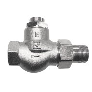 Radiatora atpakaļgaitas vārsts ar palielinātu caurplūdi 1/2'' Herz RL-1-E, taisns 1372301