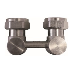 H-veida radiatoru noslēgvārsts G3/4-G3/4, leņķa