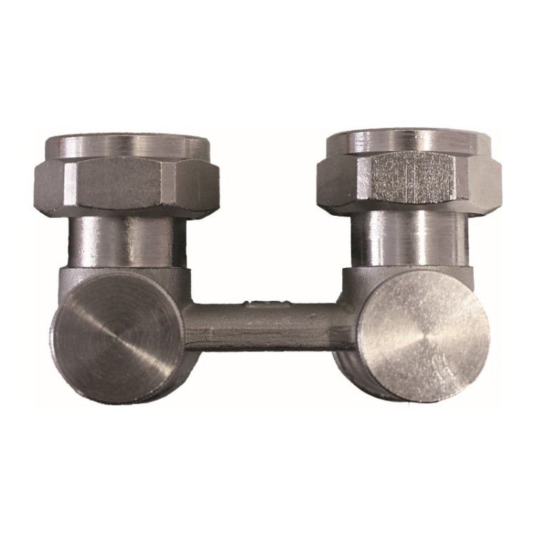 H-veida radiatoru noslēgvārsts G3/4-G3/4, leņķa