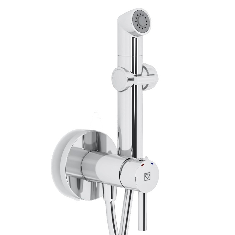 Iebūvējamais bidetta maisītājs Herz Fresh f192, hroms