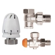 Termostata komplekts 1/2 Herz, aksiāls V762801