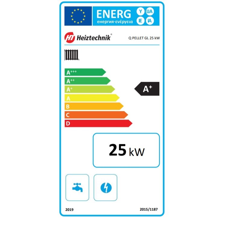 Granulu katls Q Pellet GL Heiztechnik 24Kw
