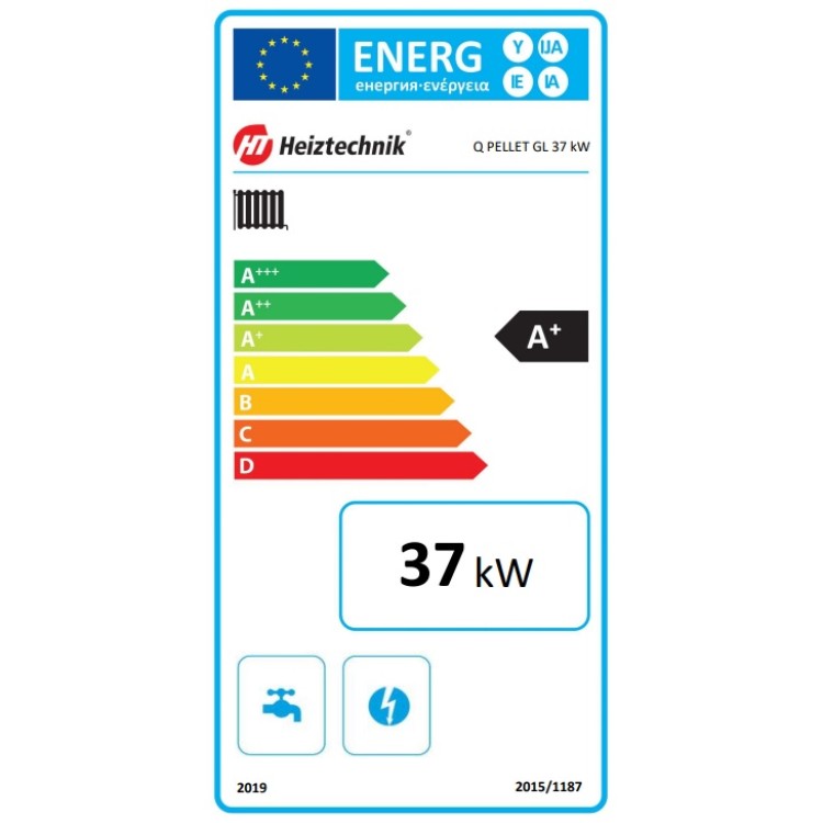 Granulu katls Q Pellet GL Heiztechnik 40Kw