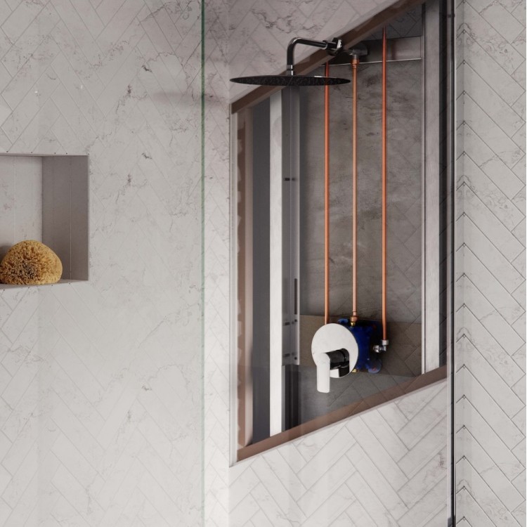 Dušas maisītāja iebūvējamā daļa Ideal Standard Easy Box, A1000NU