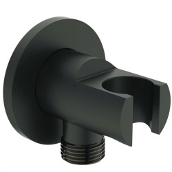 Dušas izvads no sienas Ideal Standard 1/2 x 1/2 āv, melns