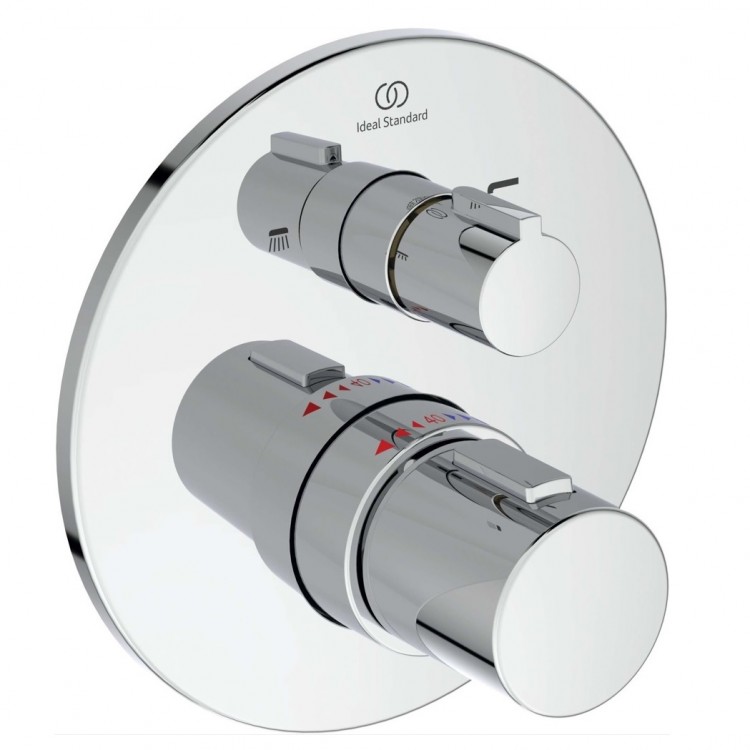 Vannas un dušas iebūvējamā termostata maisītāja dekoratīvā daļa Ideal Standard Ceratherm T100, A5814AA