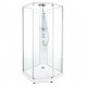 Dušas kabīne IFO Showerama 10-5 90x90cm, white/clear/frosted