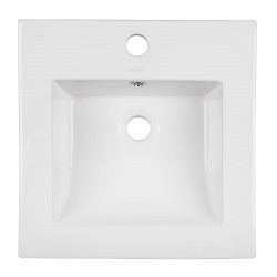 Vannas istabas iebūvējamā izlietne Novoterm Kerra 42x42cm, balta