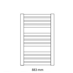 Dvieļu žāvētājs Instal Projekt MAKAO 477x883 mm, balts