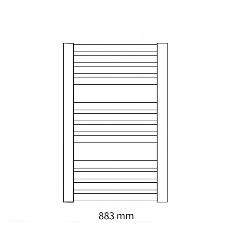 Dvieļu žāvētājs Instal Projekt MAKAO 477x883 mm, balts