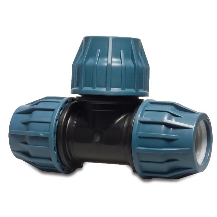 PP Kompresijas trejgabals 50 PE caurulēm