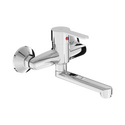 Virtuves izlietnes maisītājs no sienas JIKA Lyra Smart, hroms