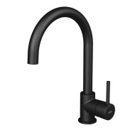 Virtuves izlietnes maisītājs JIKA Mio Style, melns matēts