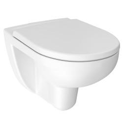 Tualetes pods piekaramais JIKA Euroline-N ar vāku, balts H86679