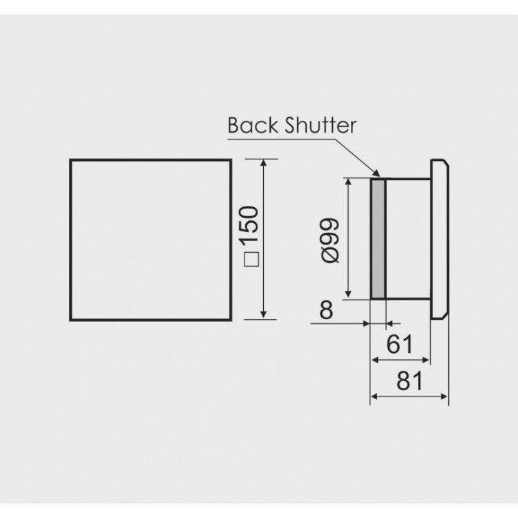 Ventilators saunām MMotors JSC, pirtīm +140C MMS 100v 02 D100, koks