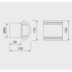 Ventilators saunām MMotors JSC, pirtīm +140C MMS 100v 03 D100, koks