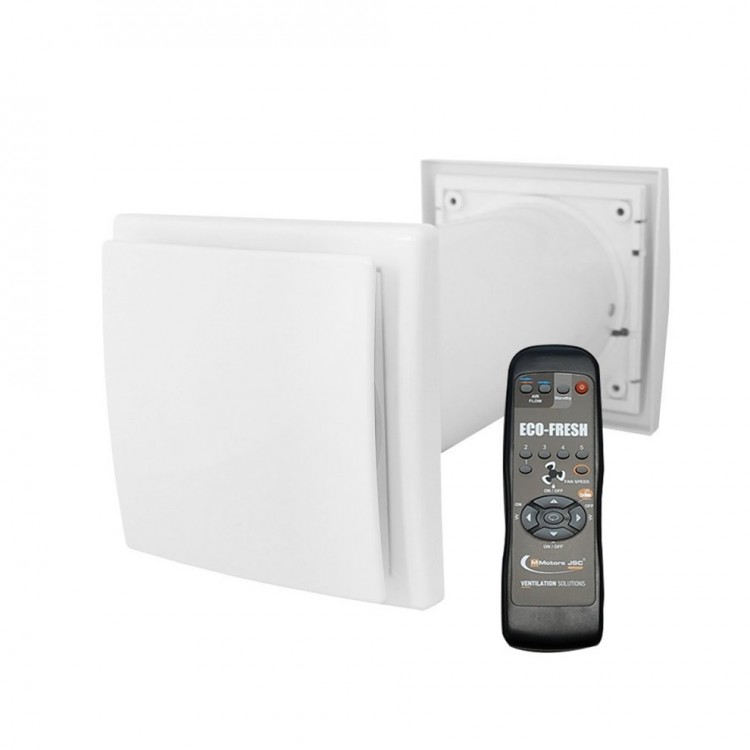 Svaigā gaisa siltummainītājs rekuperators MMotors ECO-FRESH 01 LUX ar apsildi