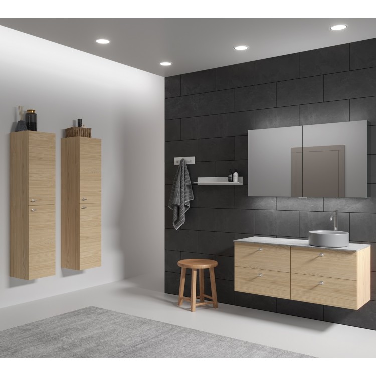 Vannas istabas skapītis dubultai izlietnei Kame GAMA 120х45cm, BUD/12-3DR/35