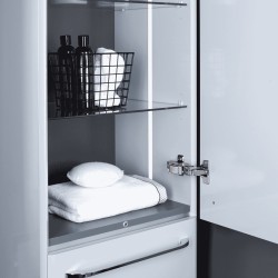 Vannas istabas augstais skapis Kame SOFT 160x35.4cm, TU/35-2/D01-SFT