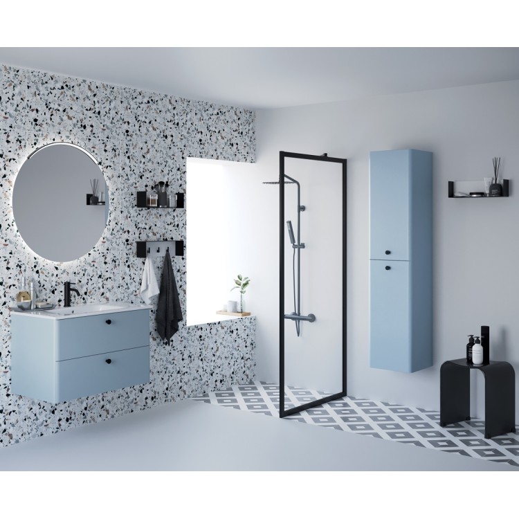 Vannas istabas skapītis zem izlietnes Kame SOFT 80cm, BU/8-3DR/D34-SFT