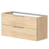 Vannas istabas skapītis izlietnei KAME LIRIS 120cm, gaišs ozols