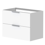 Vannas istabas skapītis izlietnei KAME LIRIS 80cm, balts matēts