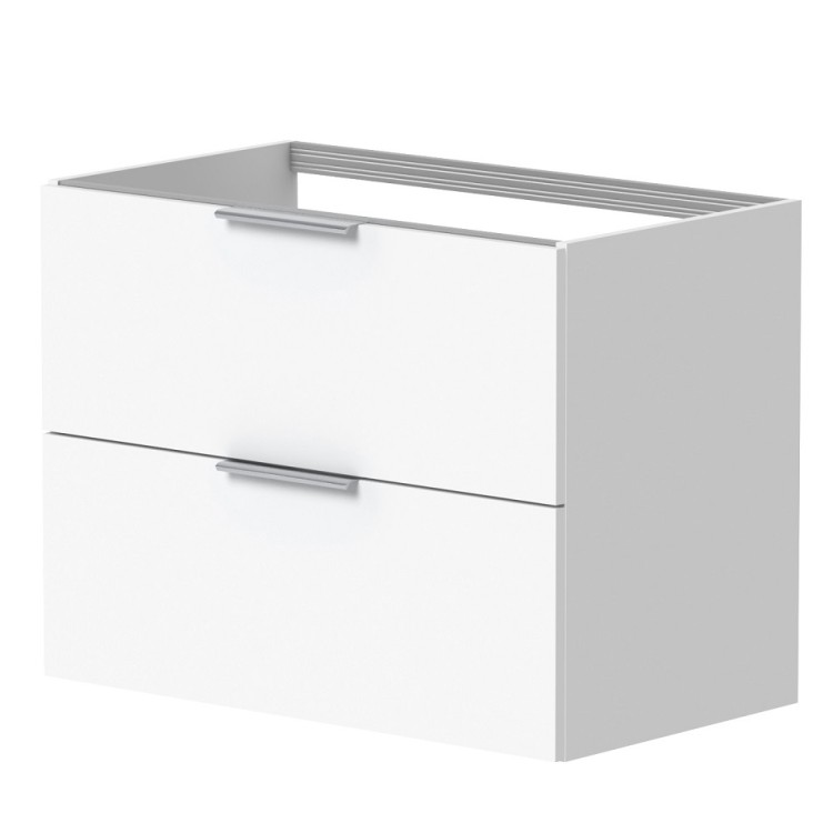 Vannas istabas skapītis izlietnei KAME LIRIS 80cm, balts matēts