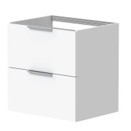 Vannas istabas skapītis izlietnei KAME LIRIS 60cm, balts matēts