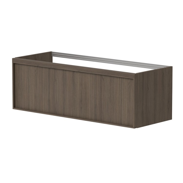 Vannas istabas skapītis izlietnei Kame SOLE 119.2x45.2cm, dūmota ozolkoka finierējums