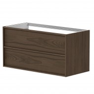 Skapītis zem virsmas Kame HOME 100x46cm, brūns ozolkoka finierējums