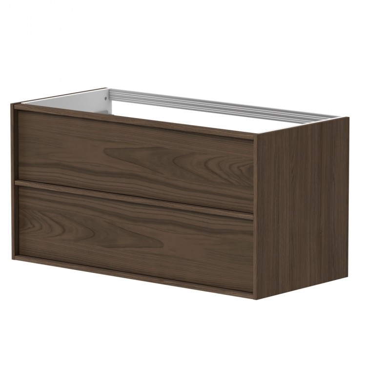 Skapītis zem virsmas Kame HOME 100x46cm, brūns ozolkoka finierējums