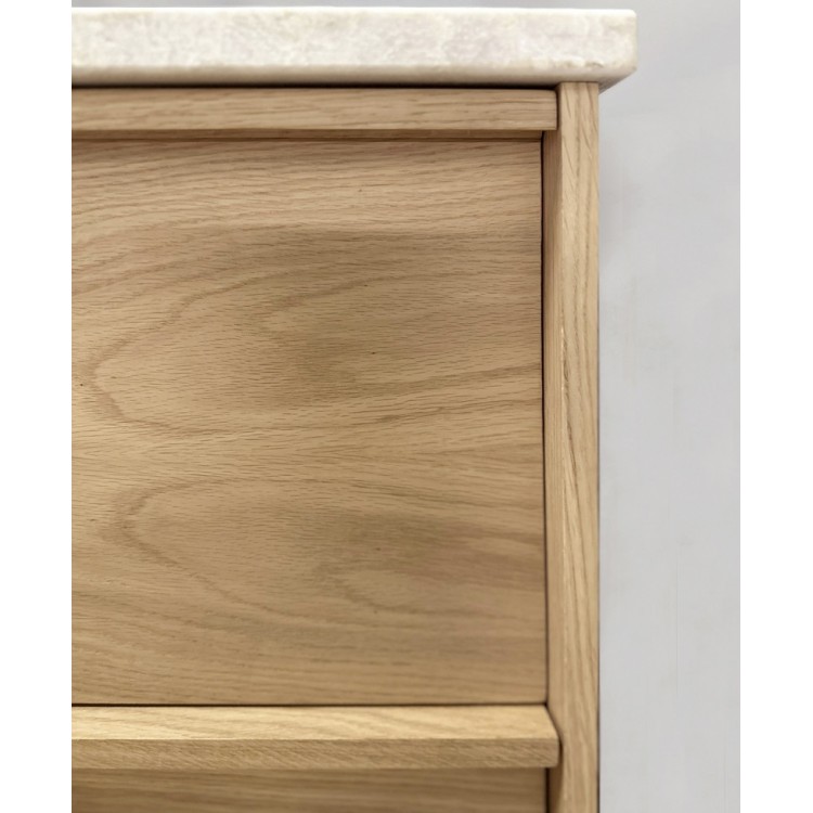 Skapītis zem virsmas Kame HOME 80x46cm, dabīgs ozolkoka finierējums