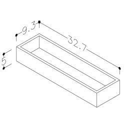 Atvilktņu sadalītājs Kame ACW01-BL-A, melns beicēts ozols