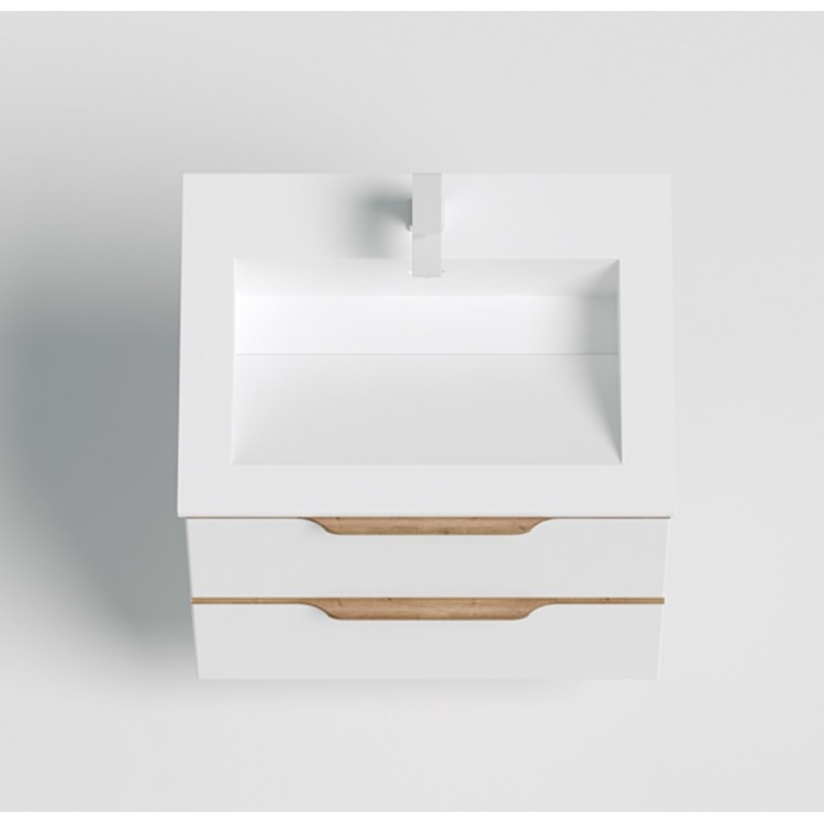 Vannas istabas skapītis izlietnei Kame AMBER 80cm, BU/8-3DR/D02-AMB