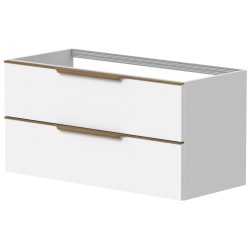 Vannas istabas skapītis izlietnei Kame AMBER 100cm, BU/10-3DR/D02-GR-AMB