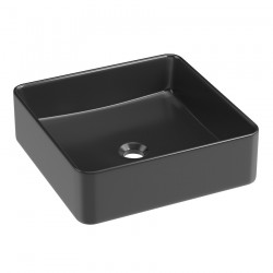 Vannas istabas uzliekamā izlietne KAME TONDO QUADRO 36x36cm, WB363611MB