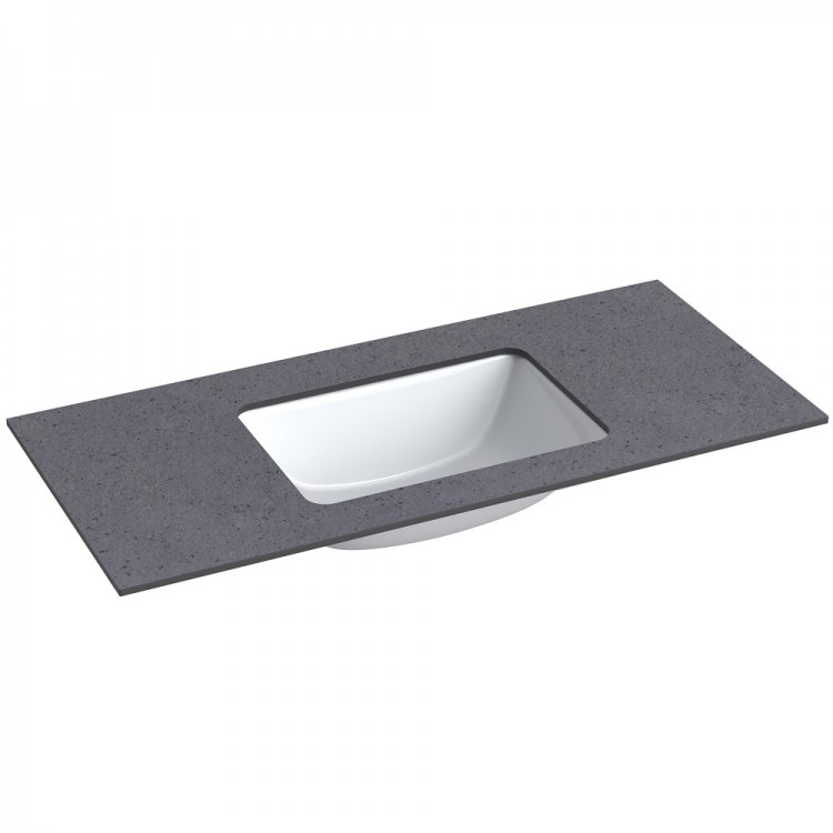 Izlietne ar augstspiediena lamināta darba virsmu Kame HPL, 101cm, WP/10-3/H11-P1