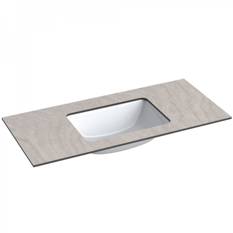 Izlietne ar augstspiediena lamināta darba virsmu Kame HPL, 101cm, WP/10-3/H21-P1