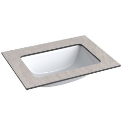 Izlietne ar augstspiediena lamināta darba virsmu Kame HPL, 61cm, WP/6-3/H12-P1