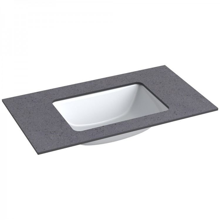 Izlietne ar augstspiediena lamināta darba virsmu Kame HPL, 81cm, WP/8-3/H11-P1