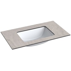 Izlietne ar augstspiediena lamināta darba virsmu Kame HPL, 81cm, WP/8-3/H12-P1